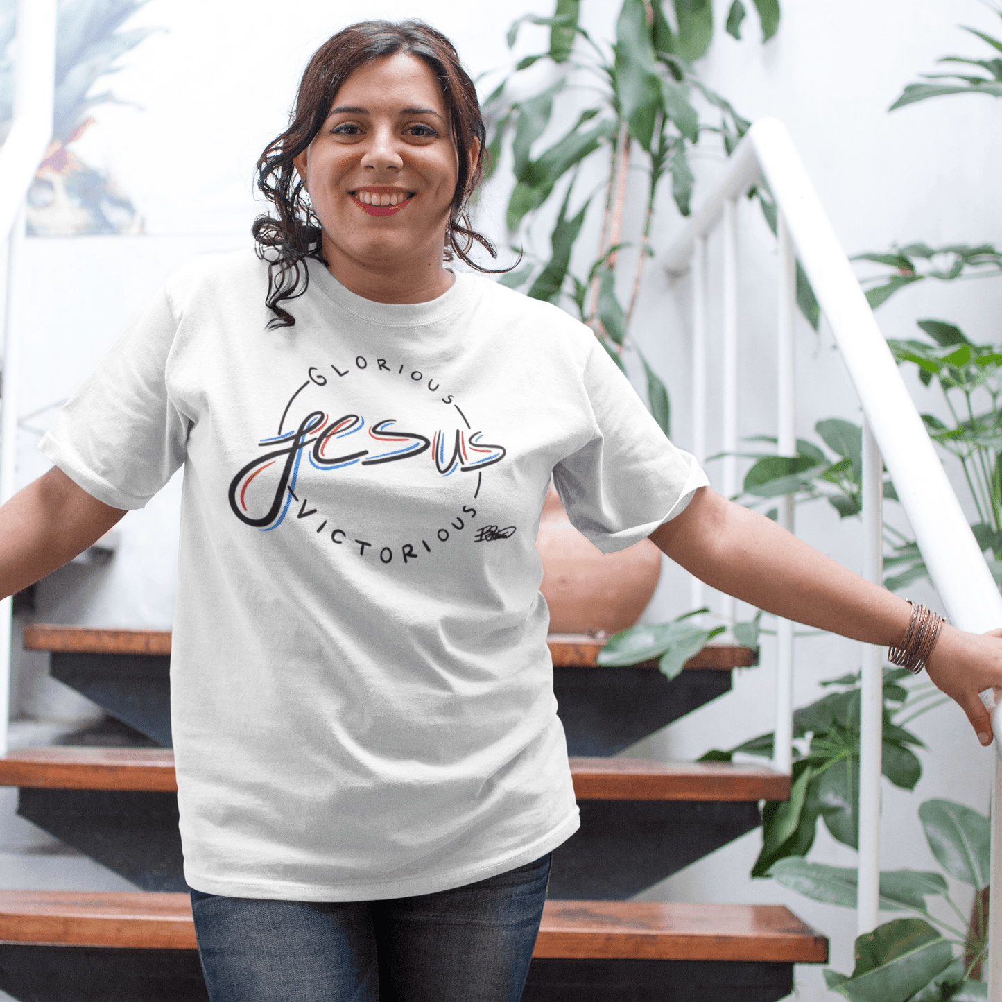 Glorious Victorious Jesus Shirt - H.S. Designs Global, LLC