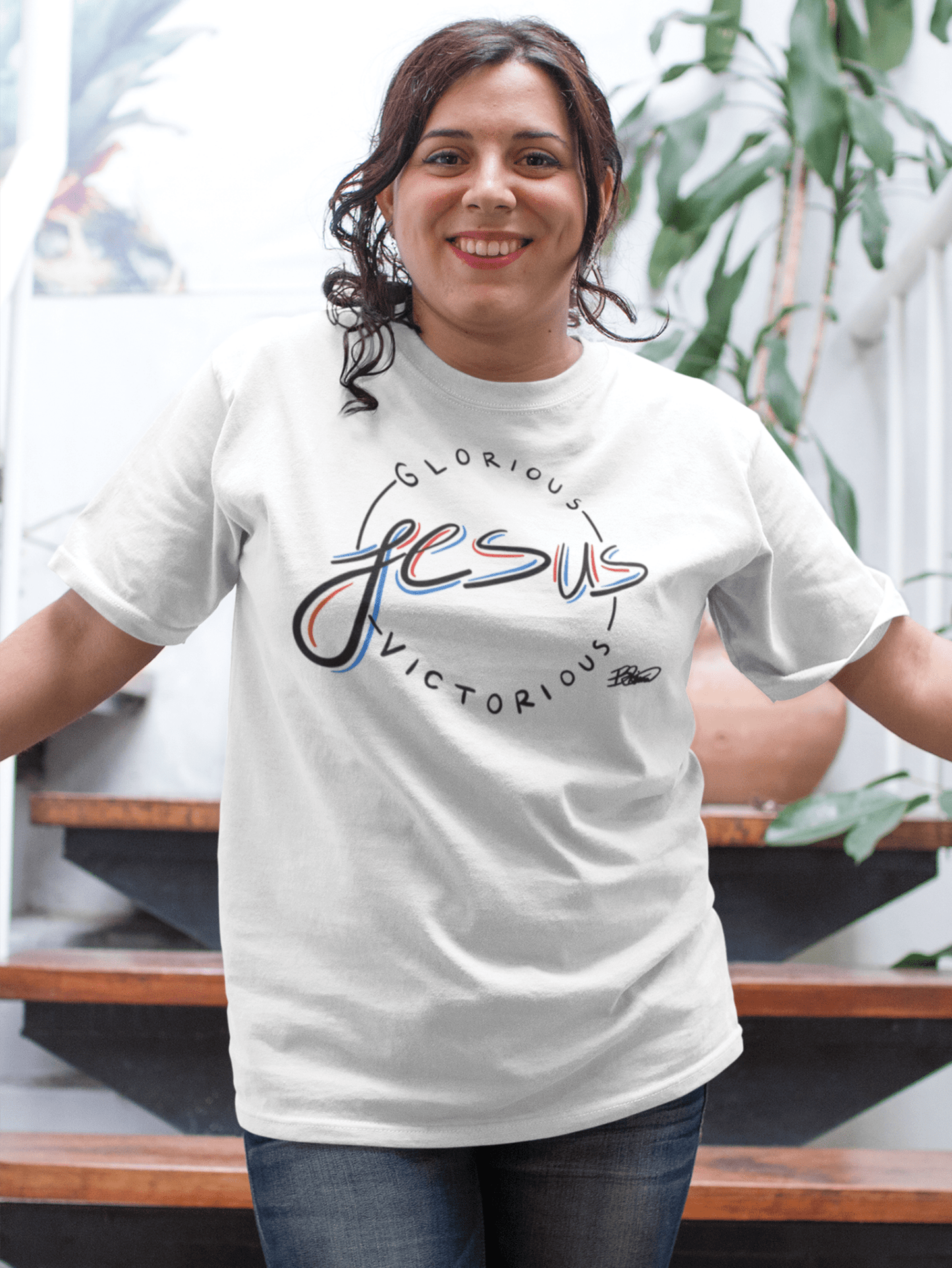 Glorious Victorious Jesus Shirt - T-Shirt- H.S. Designs Global, LLC