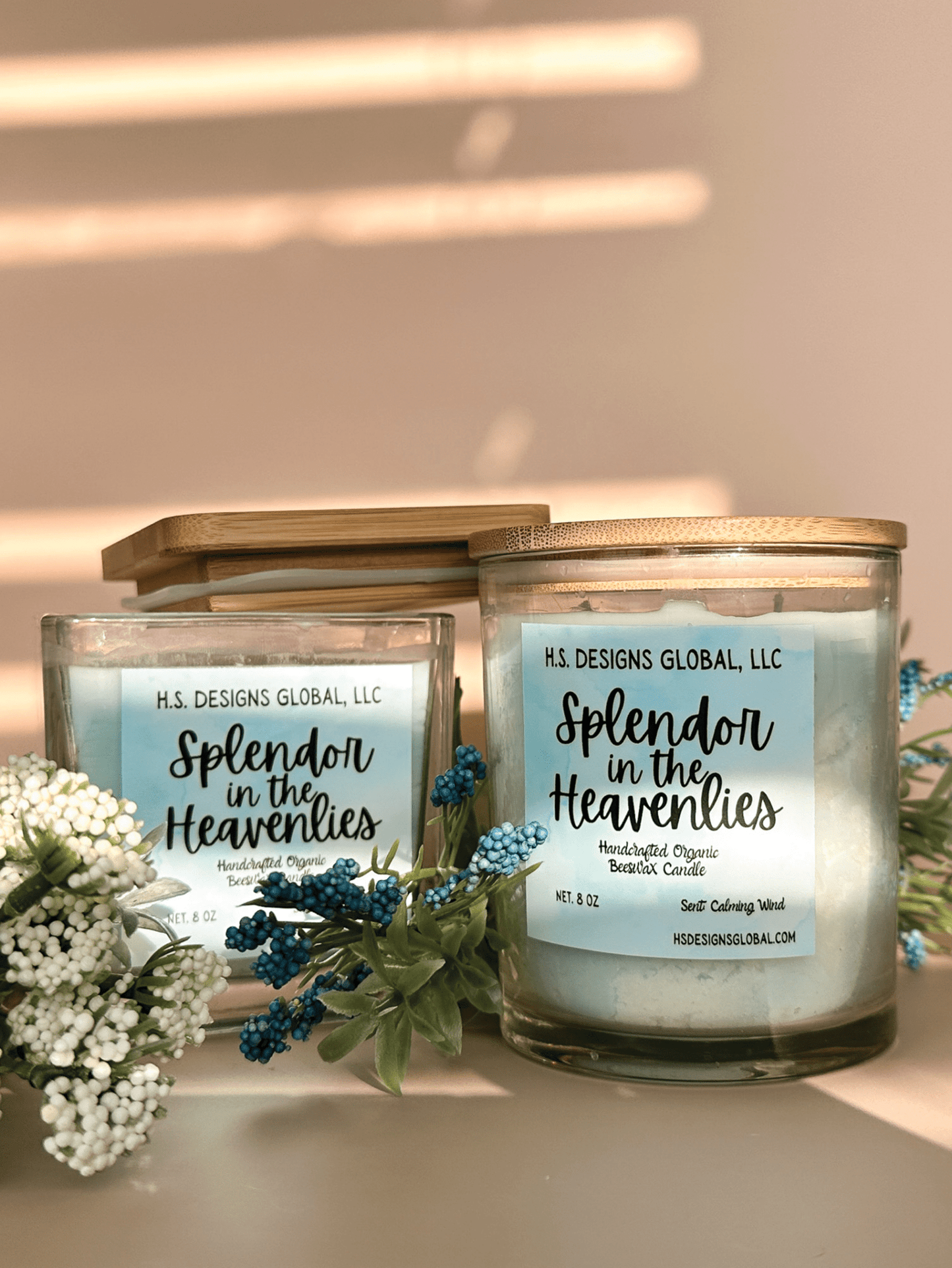 Splendor in the Heavenlies Candle - Candle- H.S. Designs Global, LLC