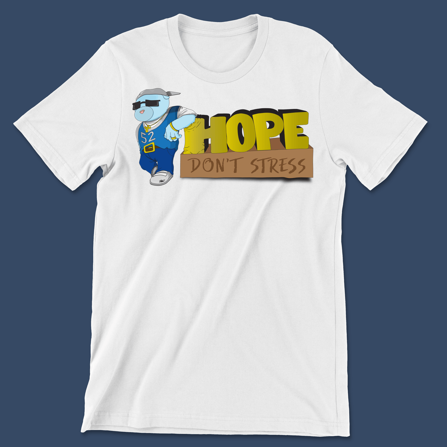 Hope, Don’t Stress T-Shirt - T-Shirt- H.S. Designs Global, LLC