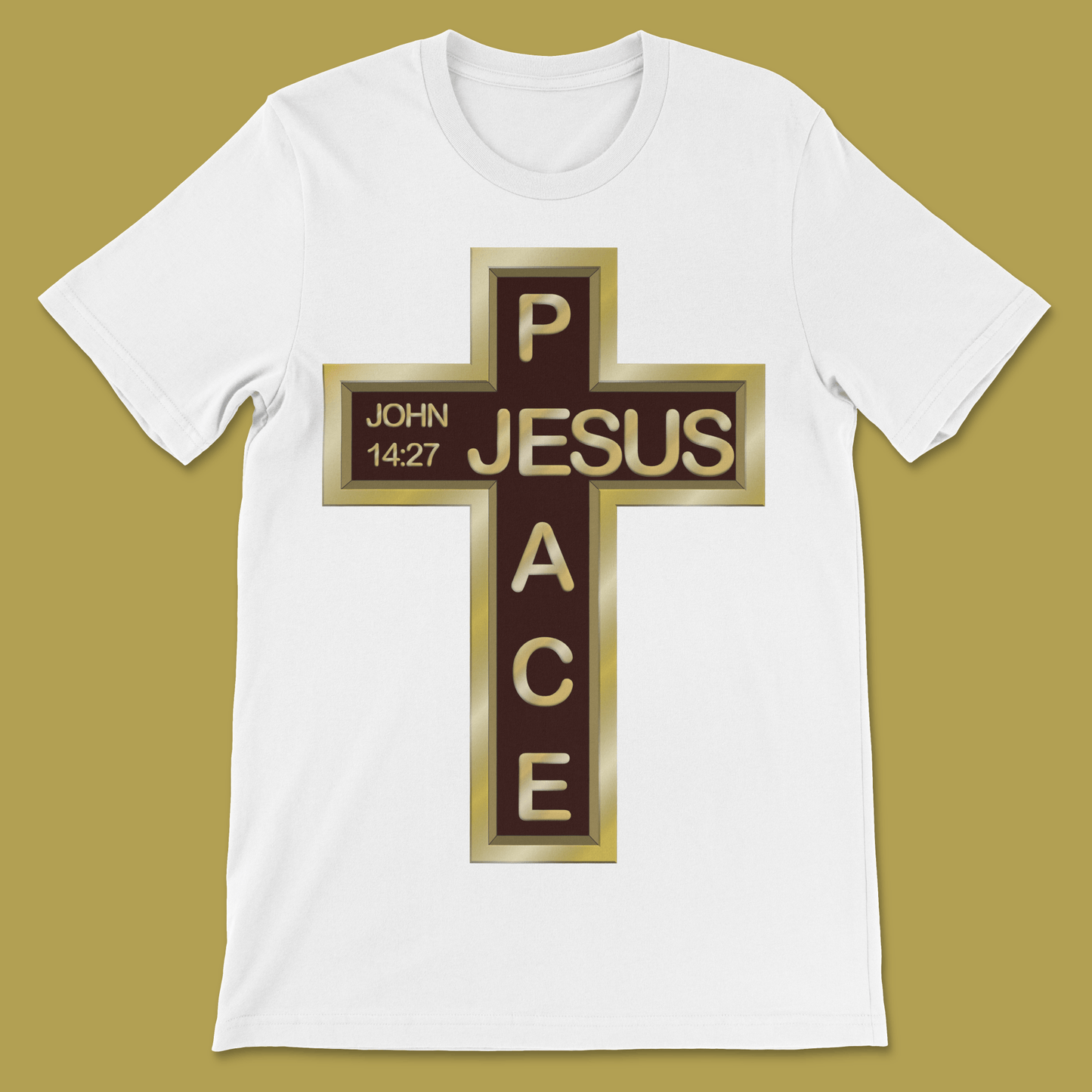 Jesus gives Peace T-Shirt - T-Shirt- H.S. Designs Global, LLC