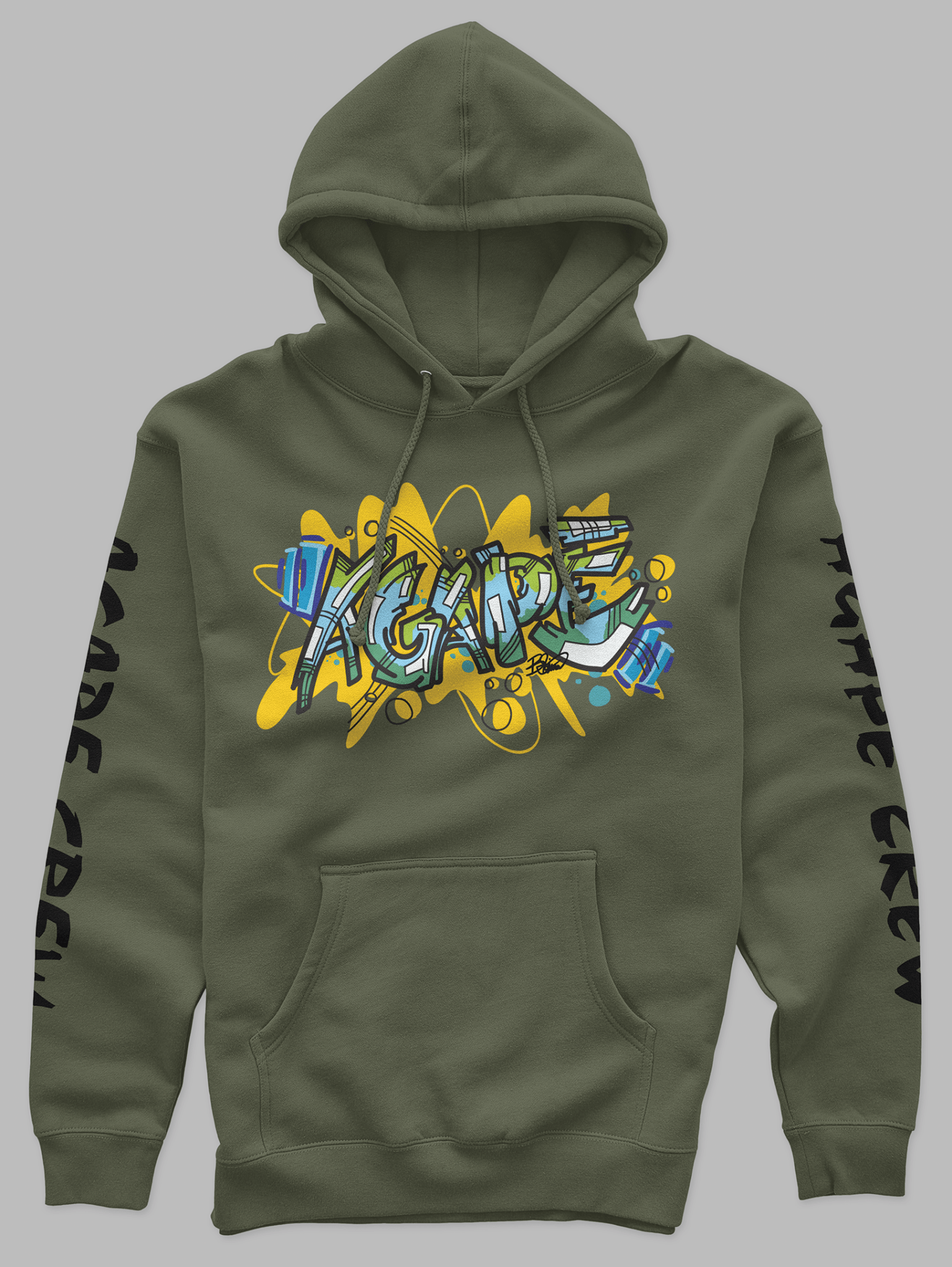 Agape Crew Hoodie - Hoodie- H.S. Designs Global, LLC