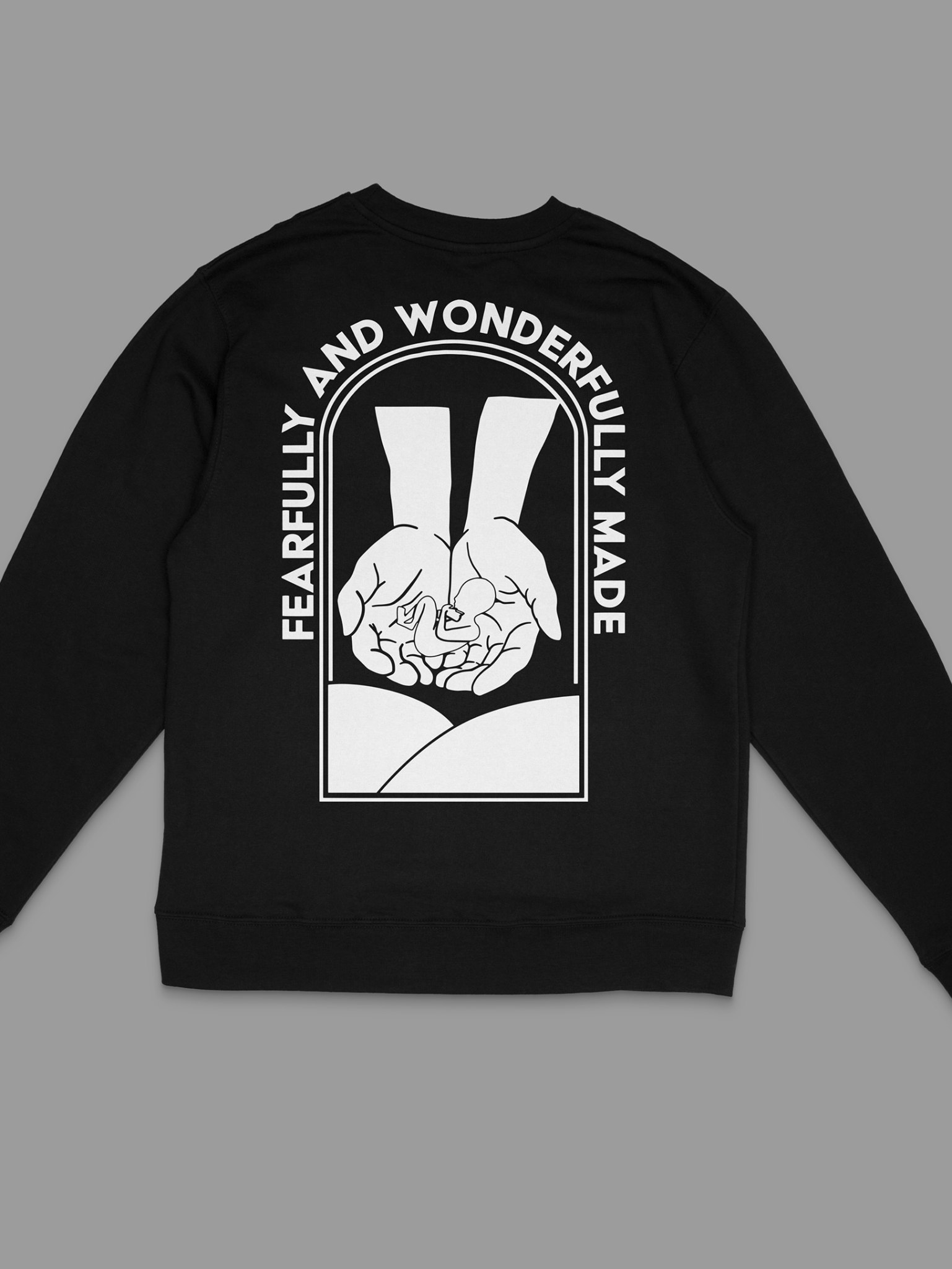 Fearfully and Wonderfully Made Sweatshirt - H.S. Designs Global