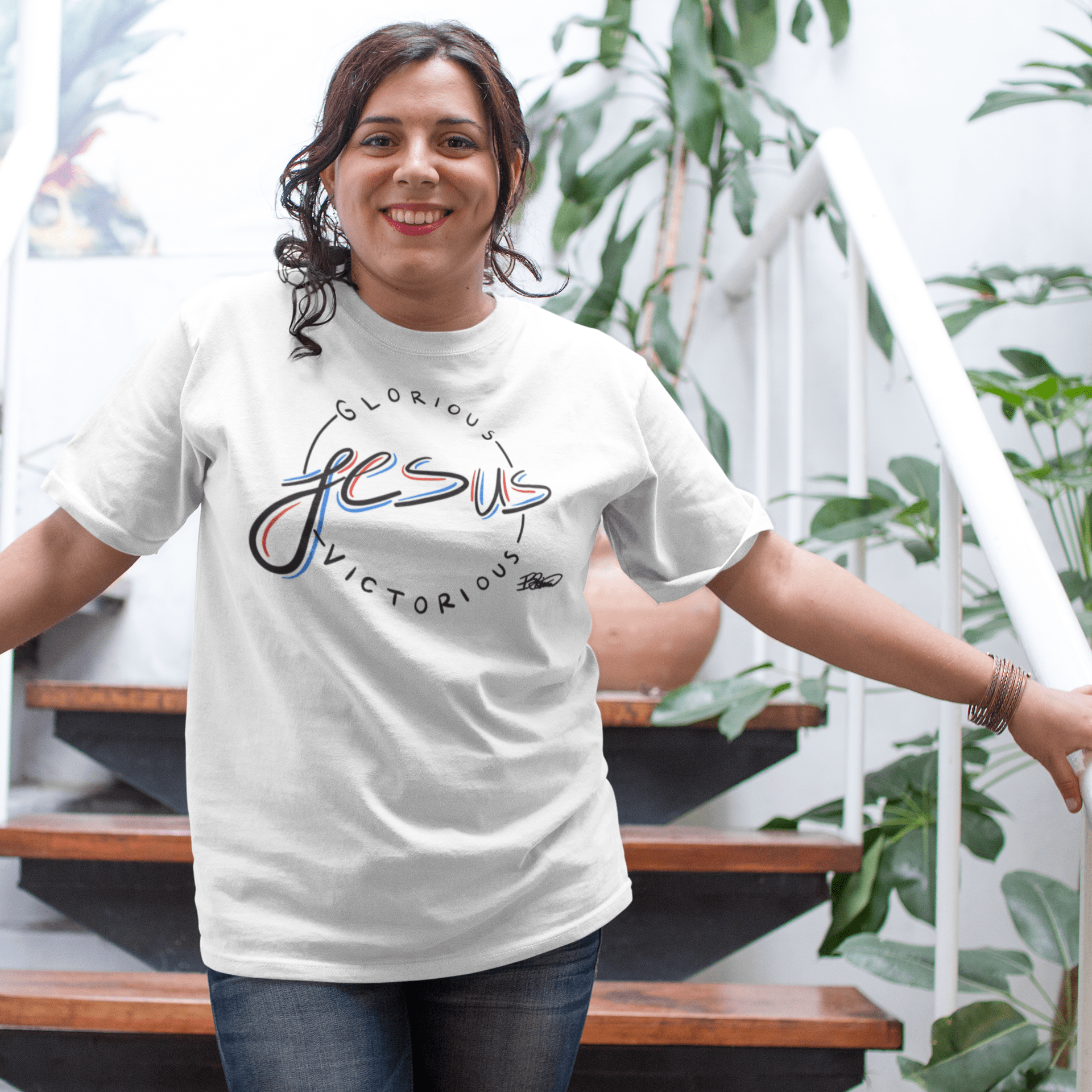 Glorious Victorious Jesus Shirt - H.S. Designs Global, LLC
