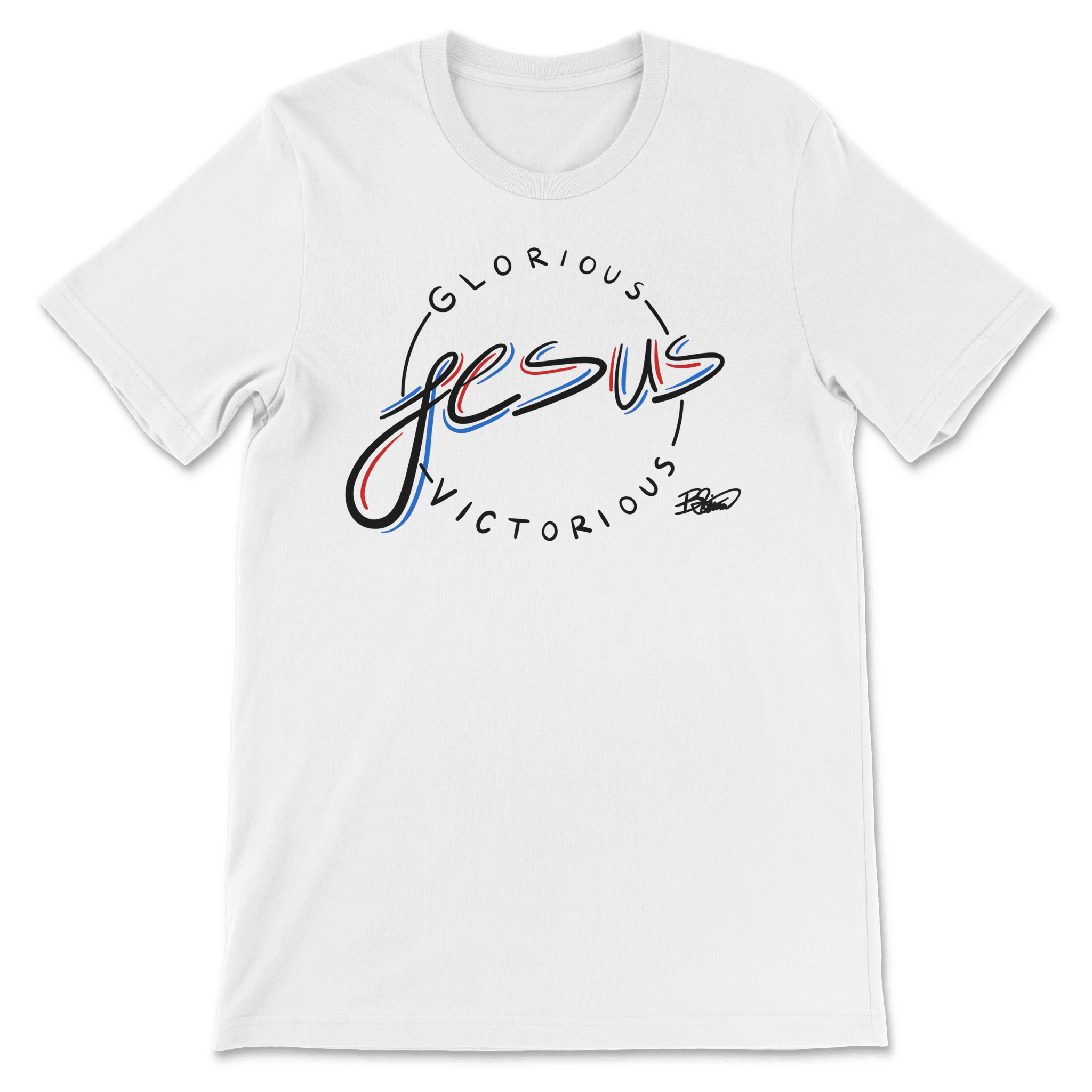 Glorious Victorious Jesus Shirt - H.S. Designs Global, LLC