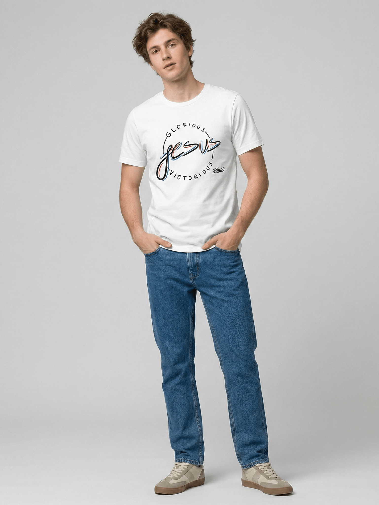 Glorious Victorious Jesus Shirt - H.S. Designs Global, LLC