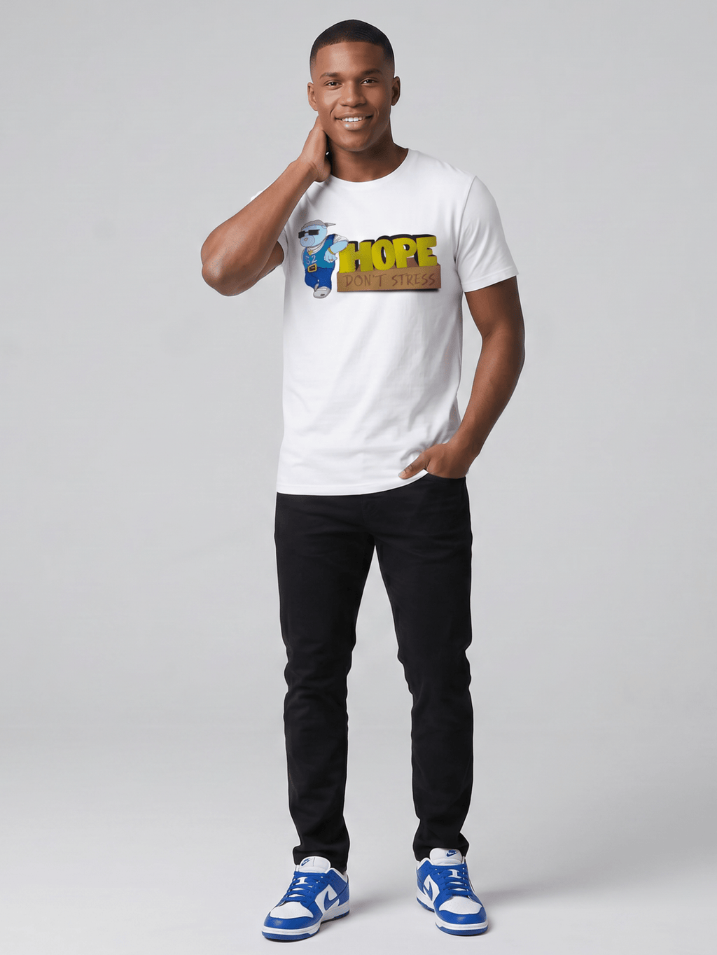 Hope, Don’t Stress T-Shirt - H.S. Designs Global, LLC