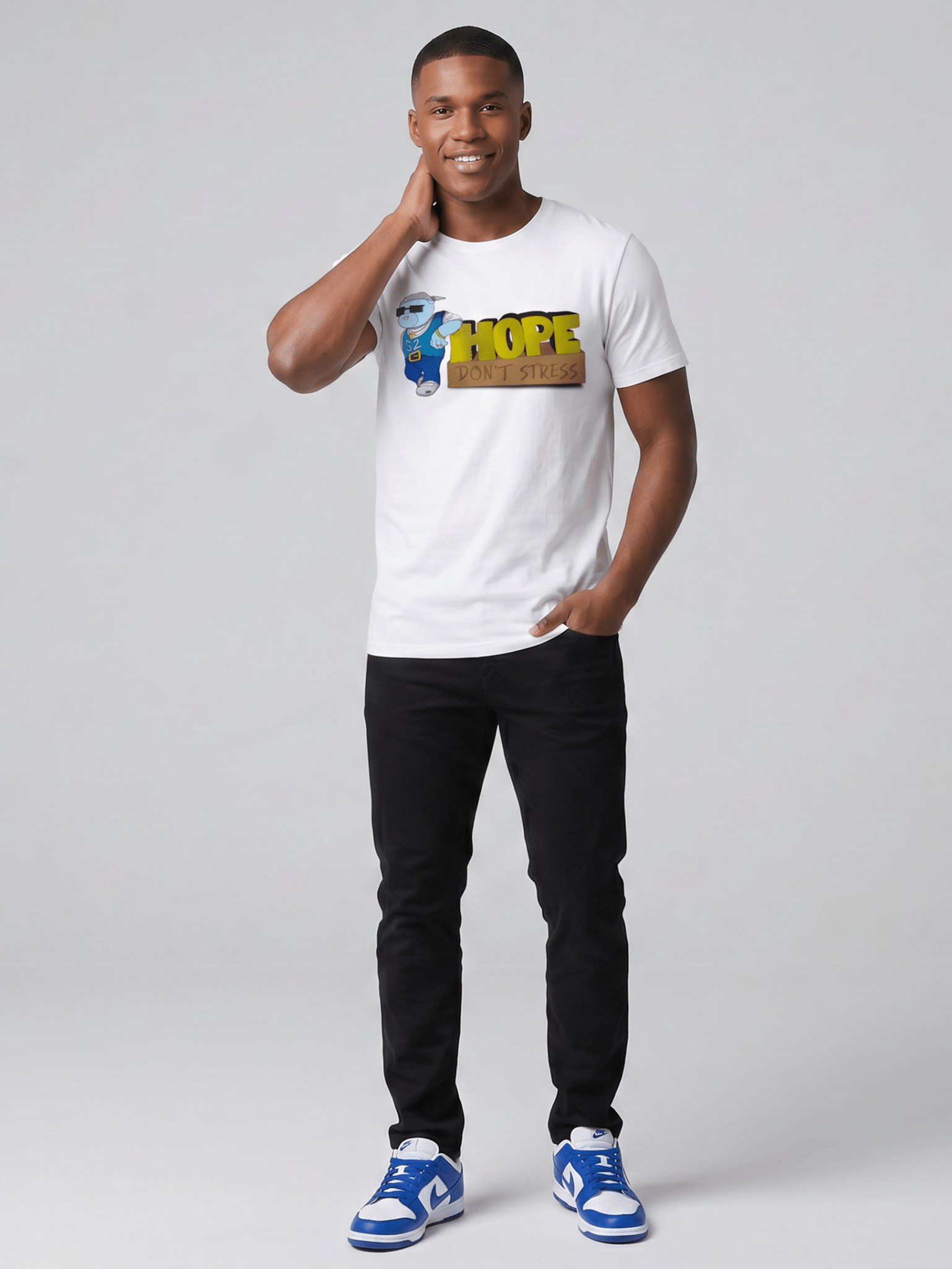 Hope, Don’t Stress T-Shirt - H.S. Designs Global, LLC