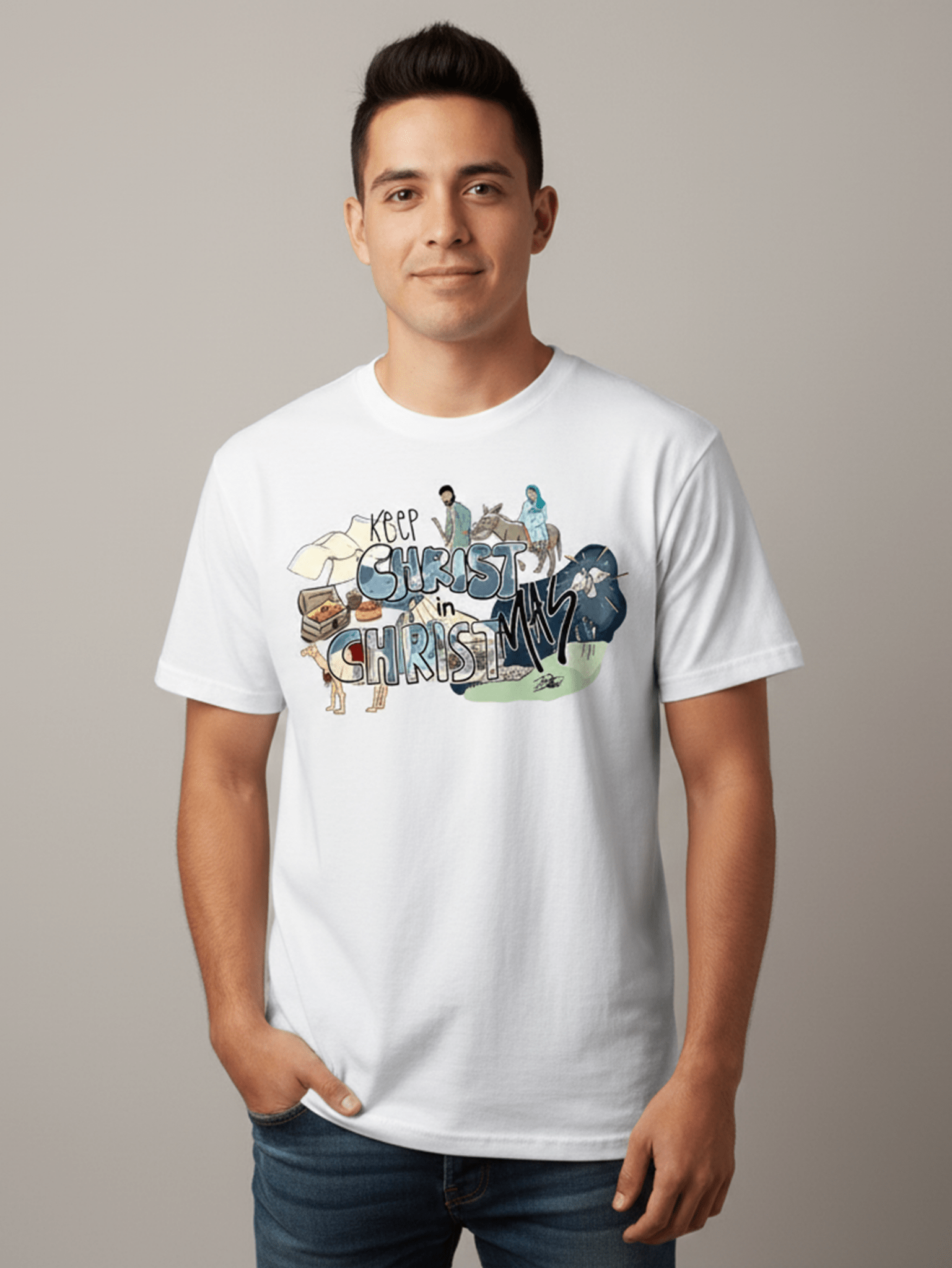 Keep Christ in Christmas Tee - H.S. Designs Global, LLC