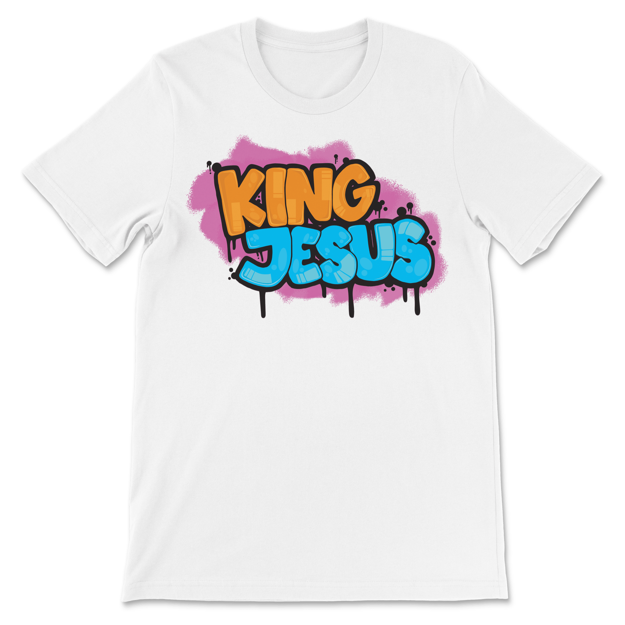 King Jesus Graffiti T-Shirt - H.S. Designs Global, LLC