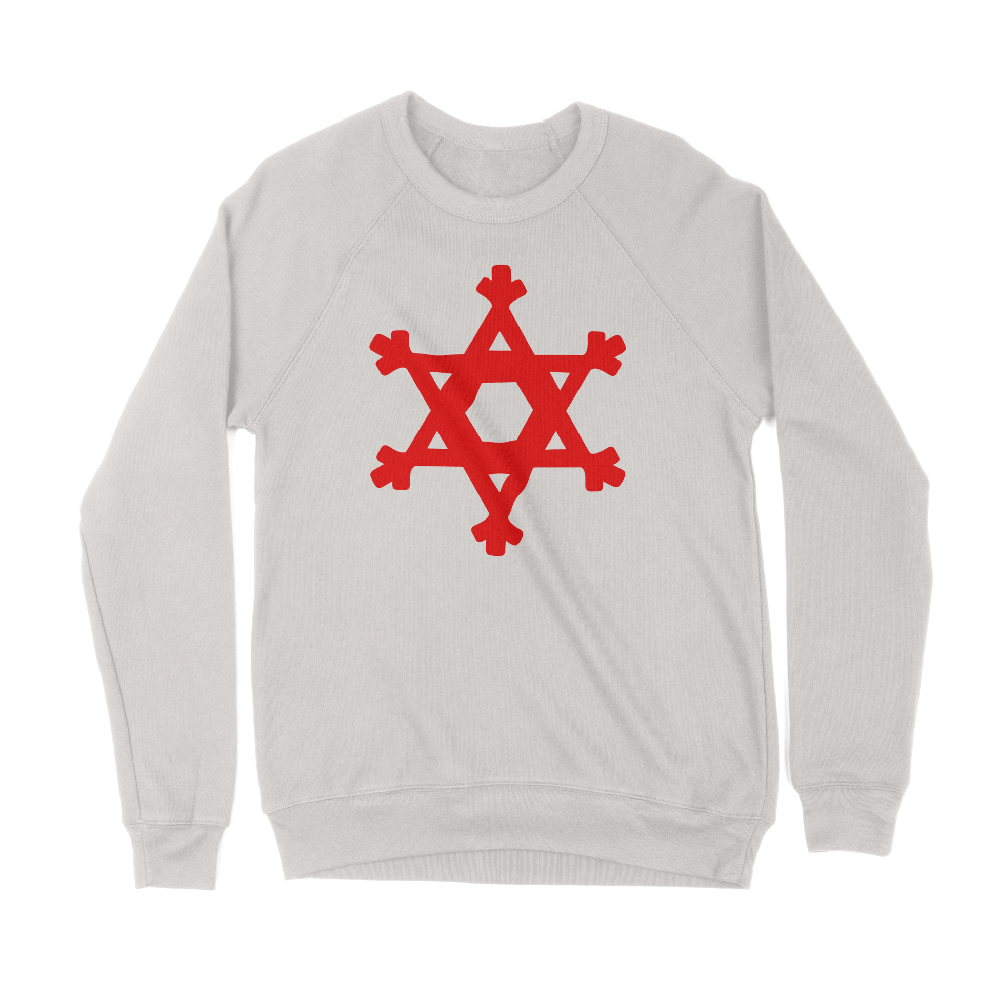 Star of David Snowflake Sweatshirt - H.S. Designs Global, LLC