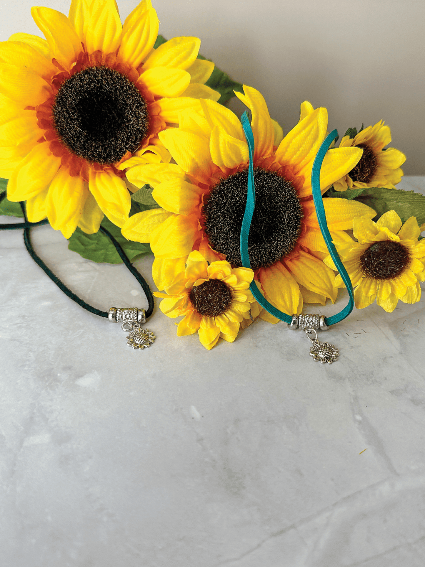 Sunflower Necklace - H.S. Designs Global