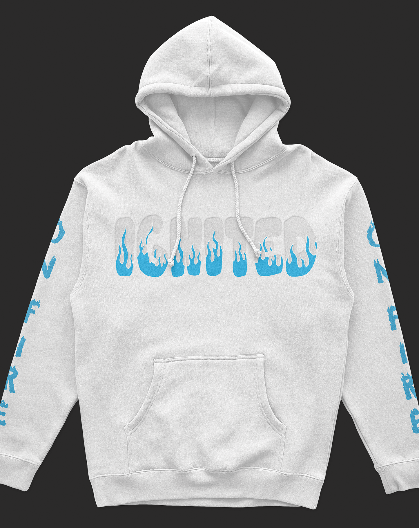 IGNITED Hoodie-Blue ver - H.S. Designs Global